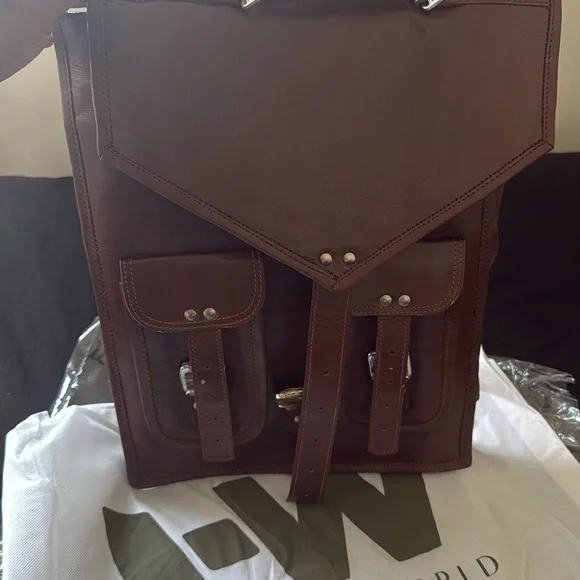 New Men Shan 16 Leather Backpack - avconcontrols.com New Men Shan 16\